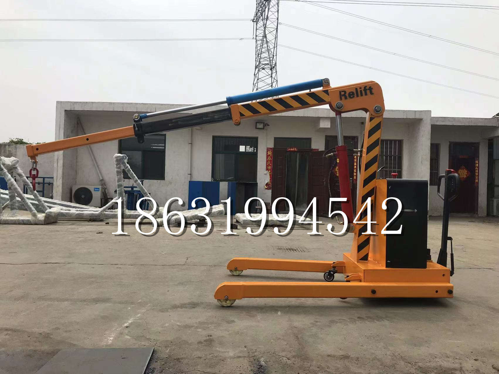 福兴乡久征定做3吨三轮随车吊 农用园林绿化移树吊 平板工程用小吊机