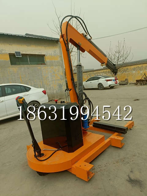 福兴乡自卸车厢随车吊 自制轮式四不像起重机 四驱平板吊 5吨 贵盛